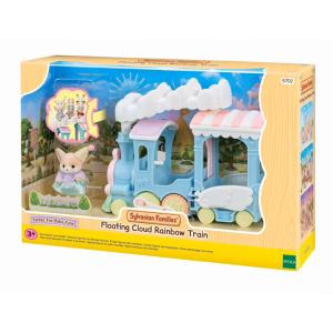 Sylvanian Families Floating Cloud Rainbow Train Σετ Τρένο Ουράνιο Τόξο & Μωρό Αλεπουδάκι 5702