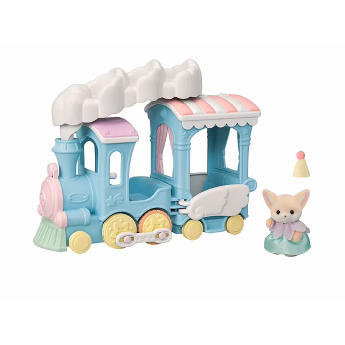 Sylvanian Families Floating Cloud Rainbow Train Σετ Τρένο Ουράνιο Τόξο & Μωρό Αλεπουδάκι 5702