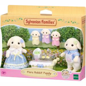 Sylvanian Families Flora Rabbit Family Οικογένεια Κουνελιών 5735