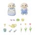 Sylvanian Families Blossom Gardening Set - Flora Rabbit Sister & Brother 5736