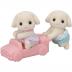 Sylvanian Families Flora Rabbit Twins Δίδυμων Κουνελιών 5737