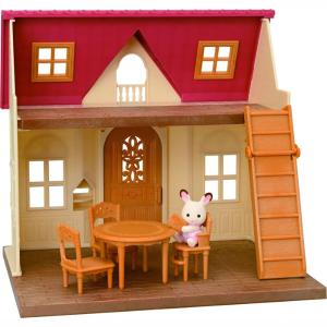 Sylvanian Families Red Roof Cozy Cottage Playhouse 5785