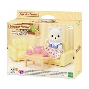 Sylvanian Families Polar Bear Girl’s Sitting Room Set 5831