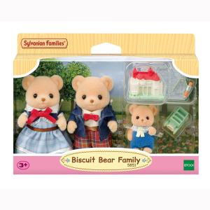 Sylvanian Families Biscuit Bear Family Οικογένεια Μπισκοτένιων Αρκούδων 5851