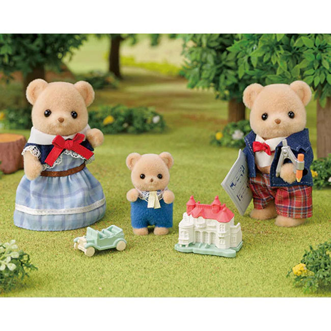 Sylvanian Families Biscuit Bear Family Οικογένεια Μπισκοτένιων Αρκούδων 5851