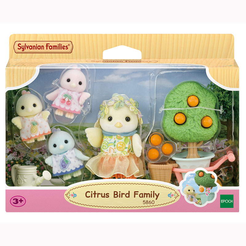 Sylvanian Families Citrus Bird Family Οικογένεια Πουλιών Εσπεριδοειδών 5860