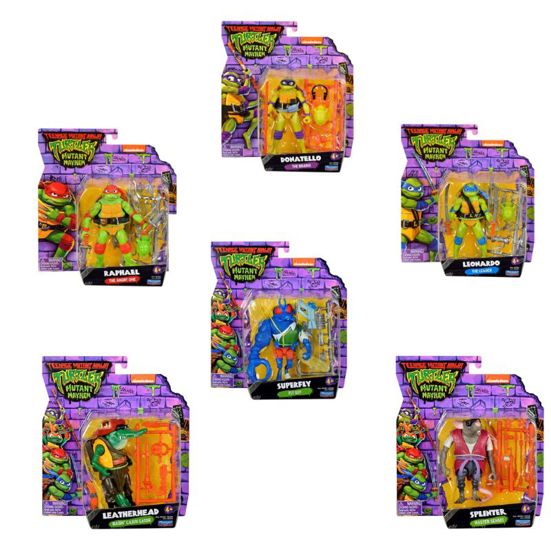 Giochi Preziosi TMNT Movie Turtles  Βασική Φιγούρα Δράσης - Σχέδια TU805000