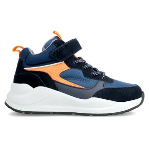Sneaker μποτάκι με λάστιχο-αυτοκόλλητο - 10676