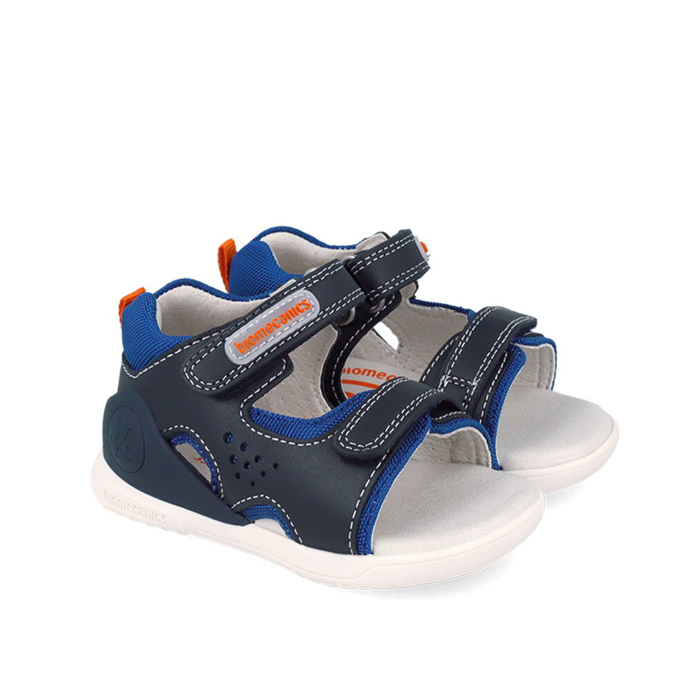 Πέδιλο δερμάτινο με αυτοκόλλητα