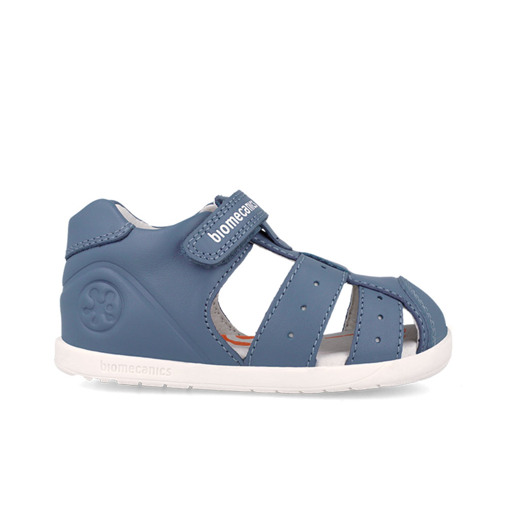 Παπουτσοπέδιλο δερμάτινο με αυτοκόλλητο