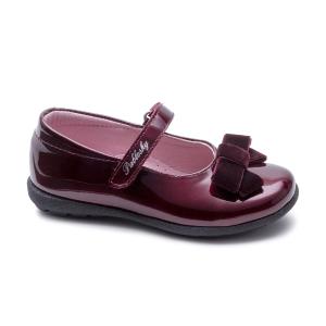 Patent leather ballerina with bow - 14731