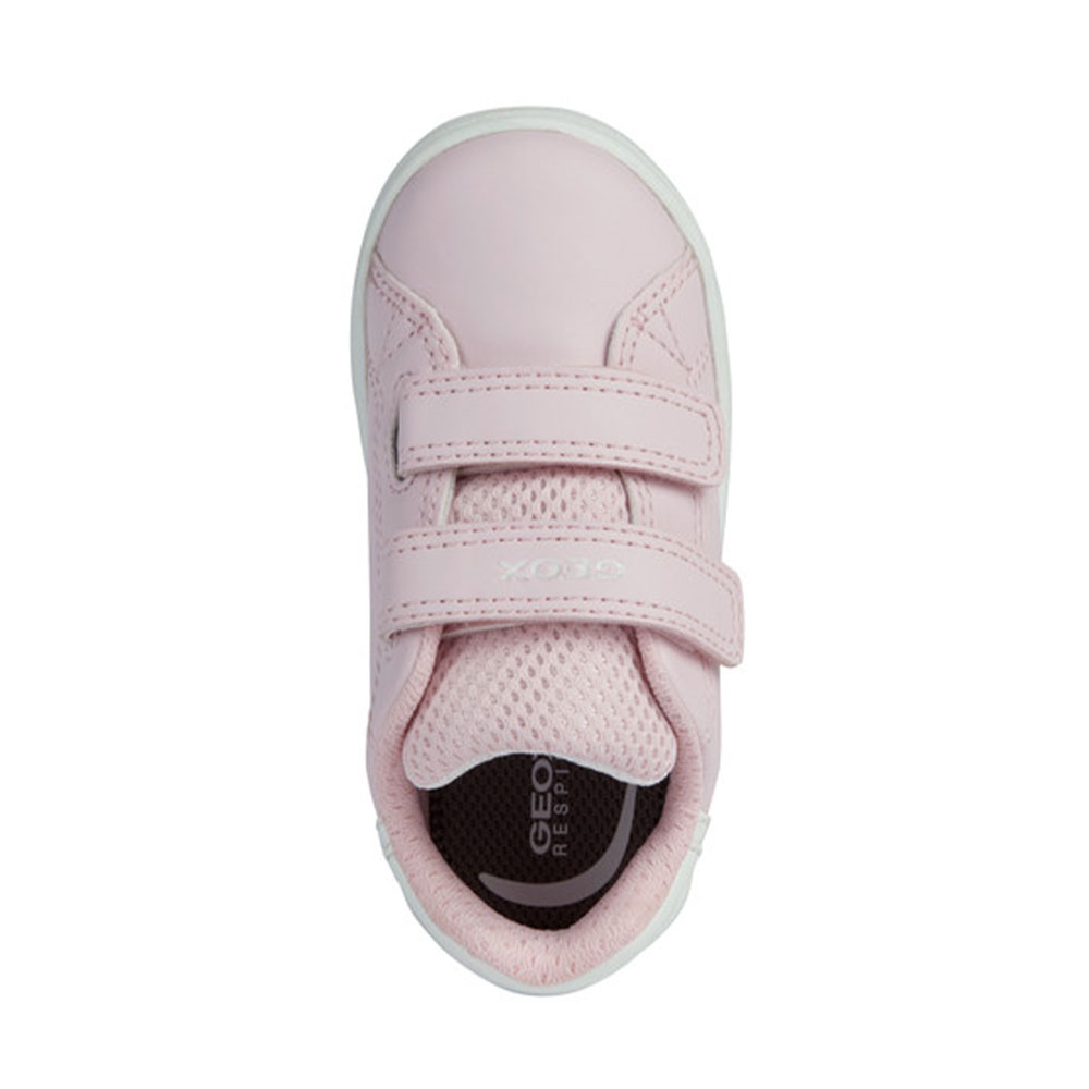 Sneaker με αυτοκόλλητα ροζ