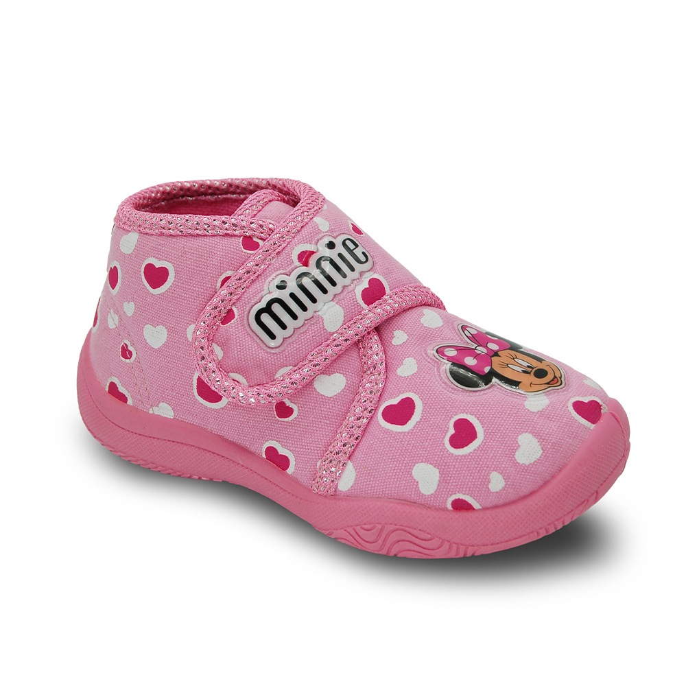 "Minnie" slipper with leather sole