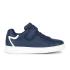 Sneaker μπλε με λάστιχο-αυτοκόλλητο - 0