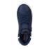 Sneaker μπλε με λάστιχο-αυτοκόλλητο - 4