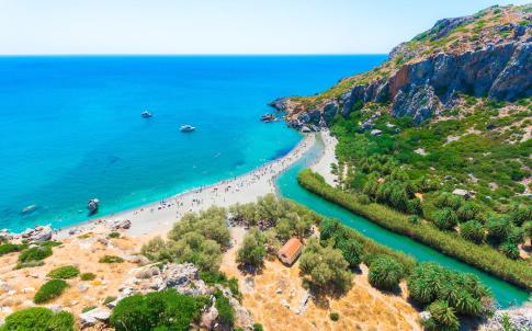 Preveli  – Crete’s Palm Paradise