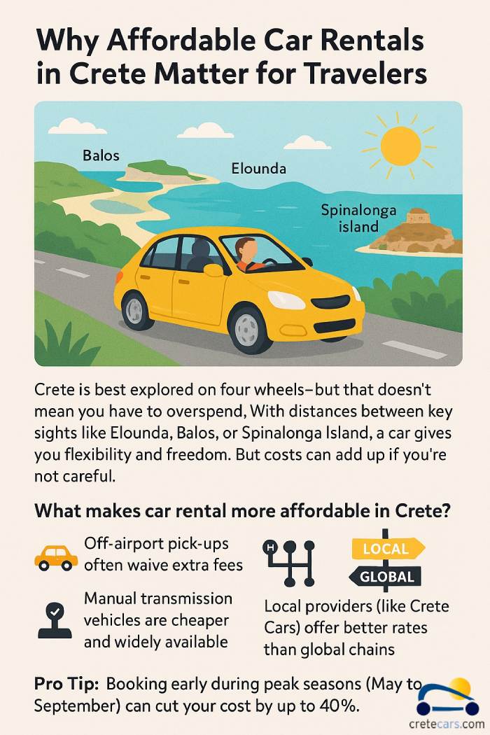 Warum günstige Mietwagen auf Kreta wichtig für Reisende sind