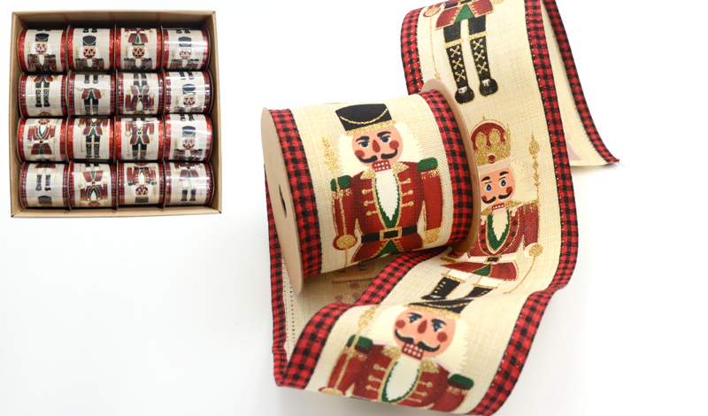 ΧΡΙΣΤΟΥΓΕΝΝΙΑΤΙΚΗ ΚΟΡΔΕΛΑ ΥΦΑΣΜΑΤΙΝΗ ΜΕ ΓΚΛΙΤΕΡ - 19030