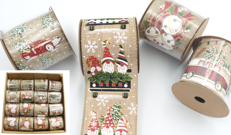 ΧΡΙΣΤΟΥΓΕΝΝΙΑΤΙΚΗ ΚΟΡΔΕΛΑ ΥΦΑΣΜΑΤΙΝΗ ΜΕ ΓΚΛΙΤΕΡ - 19032