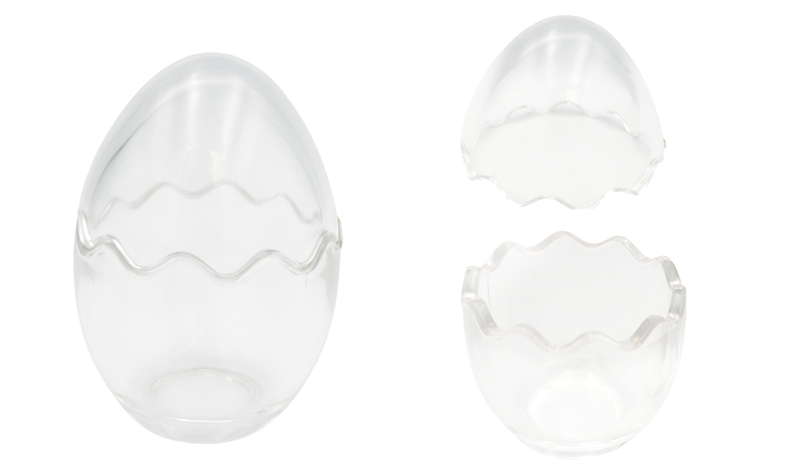 ΓΥΑΛΙΝΗ ΦΟΝΤΑΝΙΕΡΑ ΑΥΓΟ ΜΕ ΚΑΠΑΚΙ - 19097