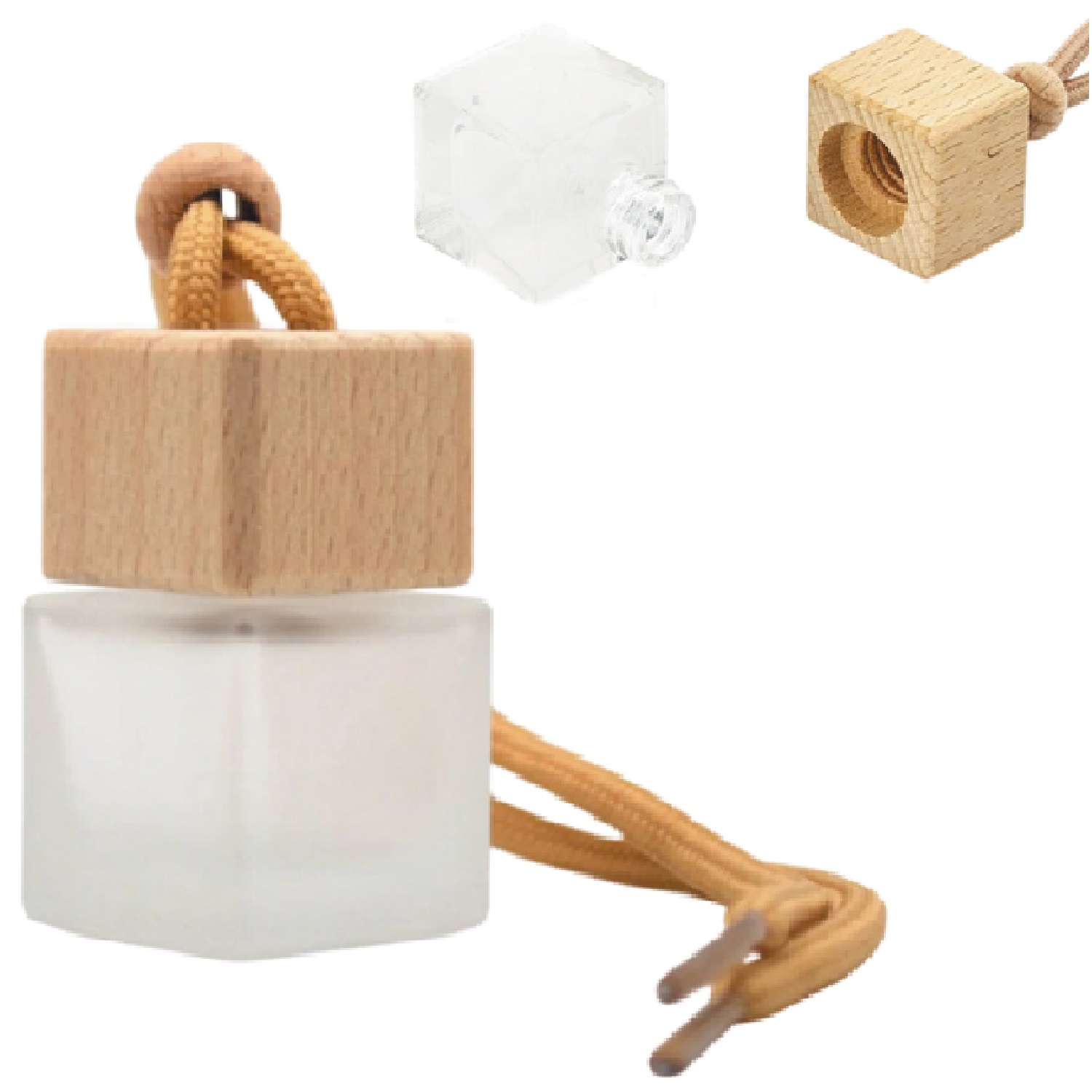 Μπουκαλάκι για αρωματικό αυτοκινήτου 8ml ματ - 19115