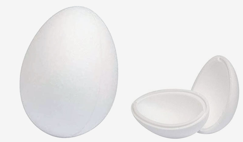 Styrofoam egg opening 22Χ15cm
