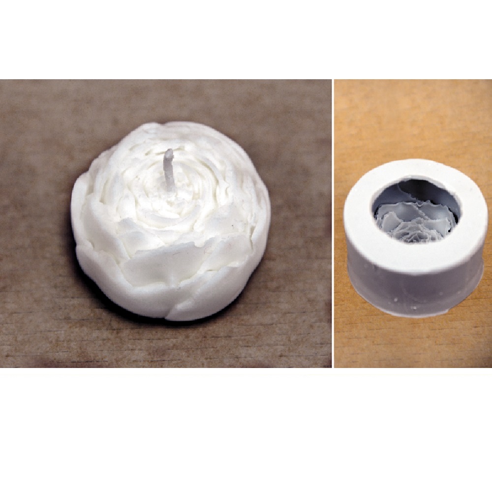 Silicone mold rose 5.7cm 0515216 - 15544
