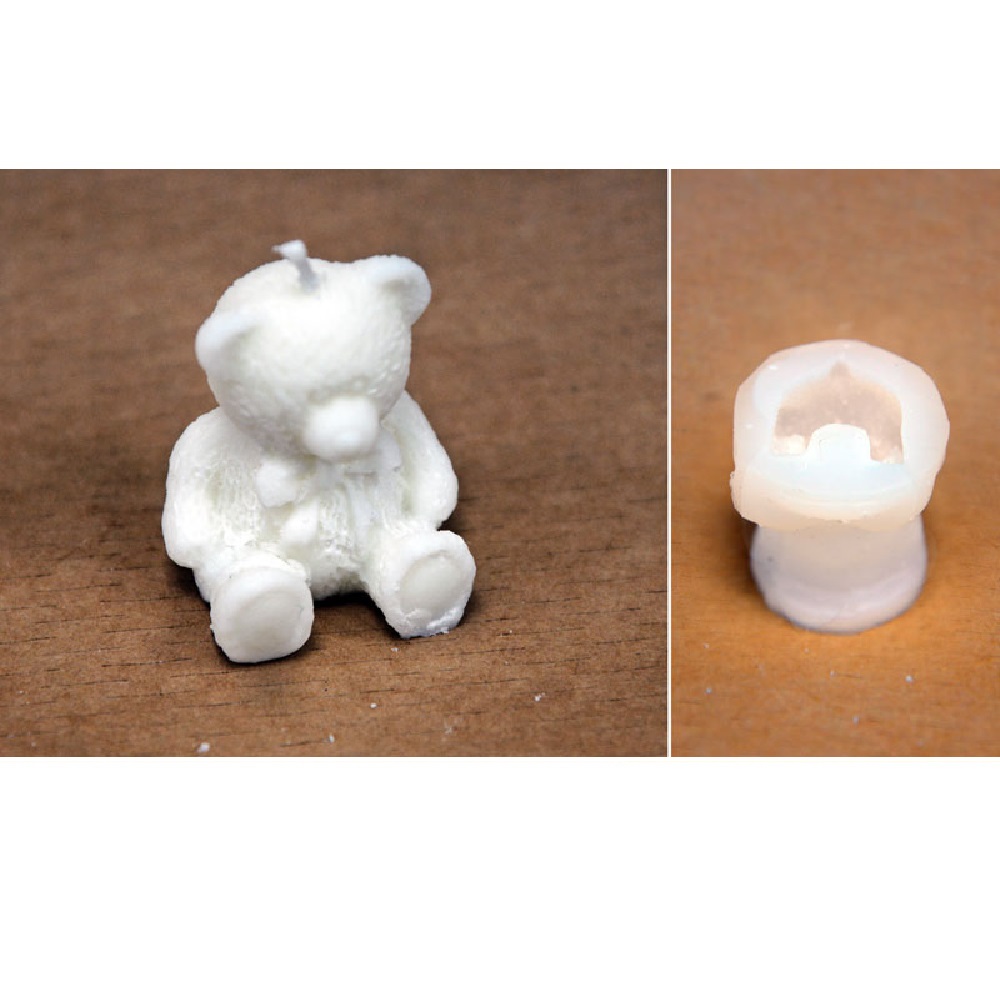Teddy bear silicone mold 6cm 0515228 - 15532
