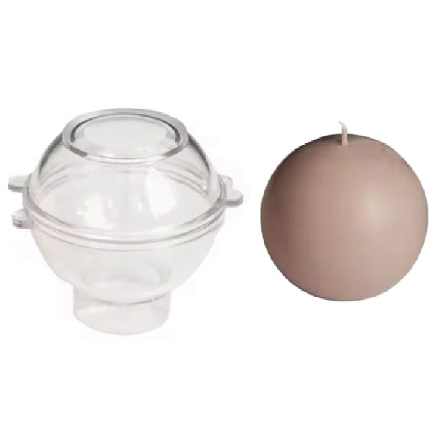 PLASTIC BALL MOLD 7cm - 17546