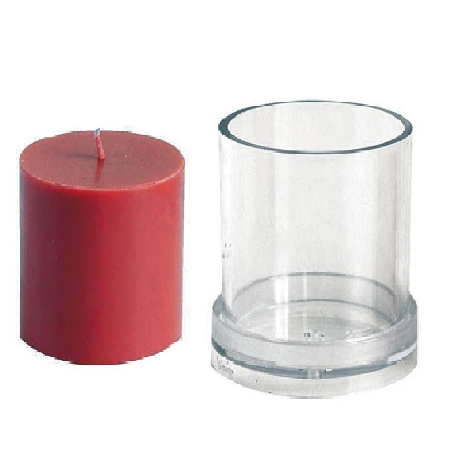 PLASTIC CYLINDER MOLD 6cm x 7.5cm - 17548