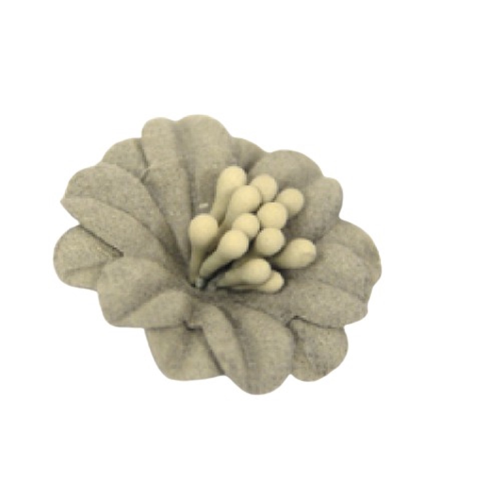 Λουλούδι Σουετ διπλά πέταλα με στίμονες μικρό 2.5 cm 5 τεμαχια - 11543
