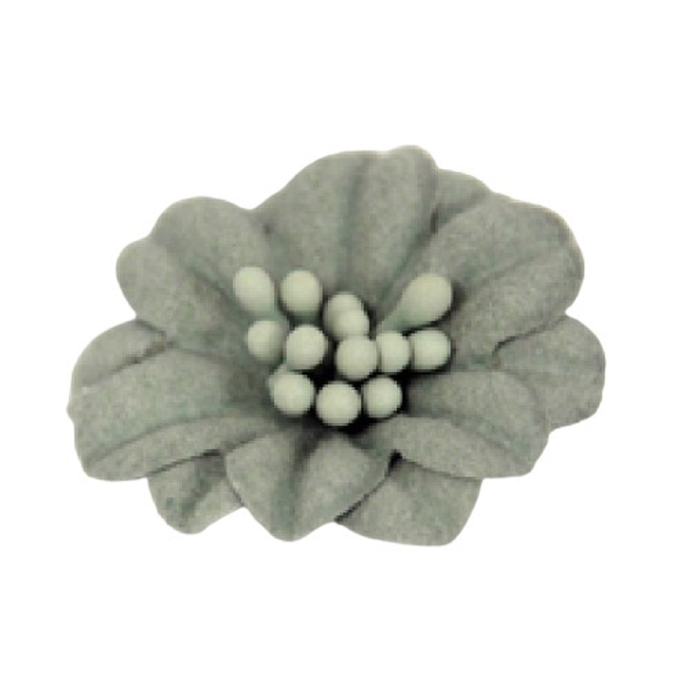 Λουλούδι Σουετ διπλά πέταλα με στίμονες μικρό 2.5 cm 5 τεμαχια - 11541