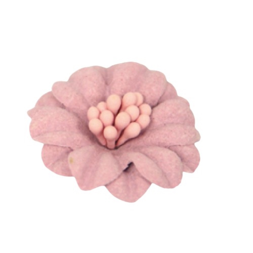 Λουλούδι Σουετ διπλά πέταλα με στίμονες μικρό 2.5 cm 5 τεμαχια - 11539