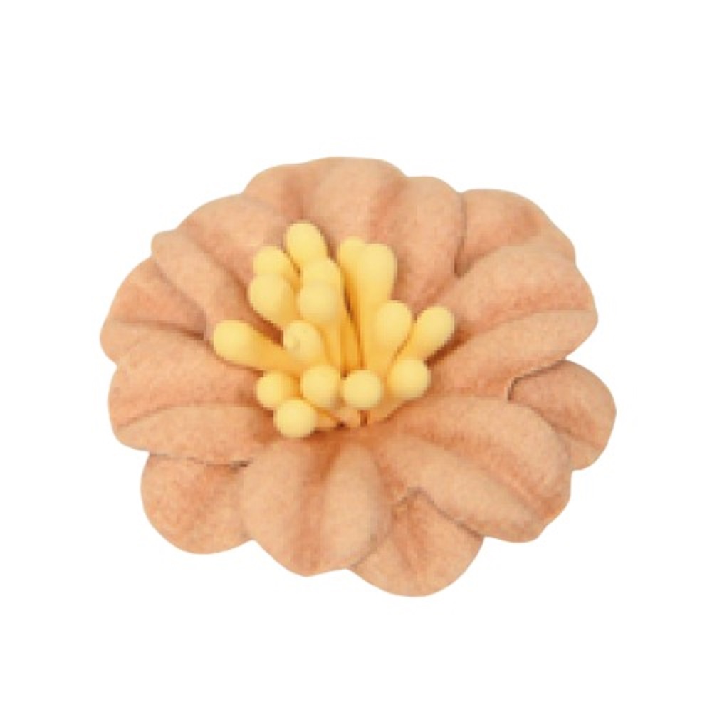 Λουλούδι Σουετ διπλά πέταλα με στίμονες μικρό 2.5 cm 5 τεμαχια - 11537