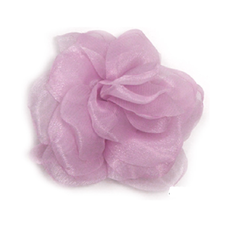 Organza rose 10cm 3 pieces - 17309