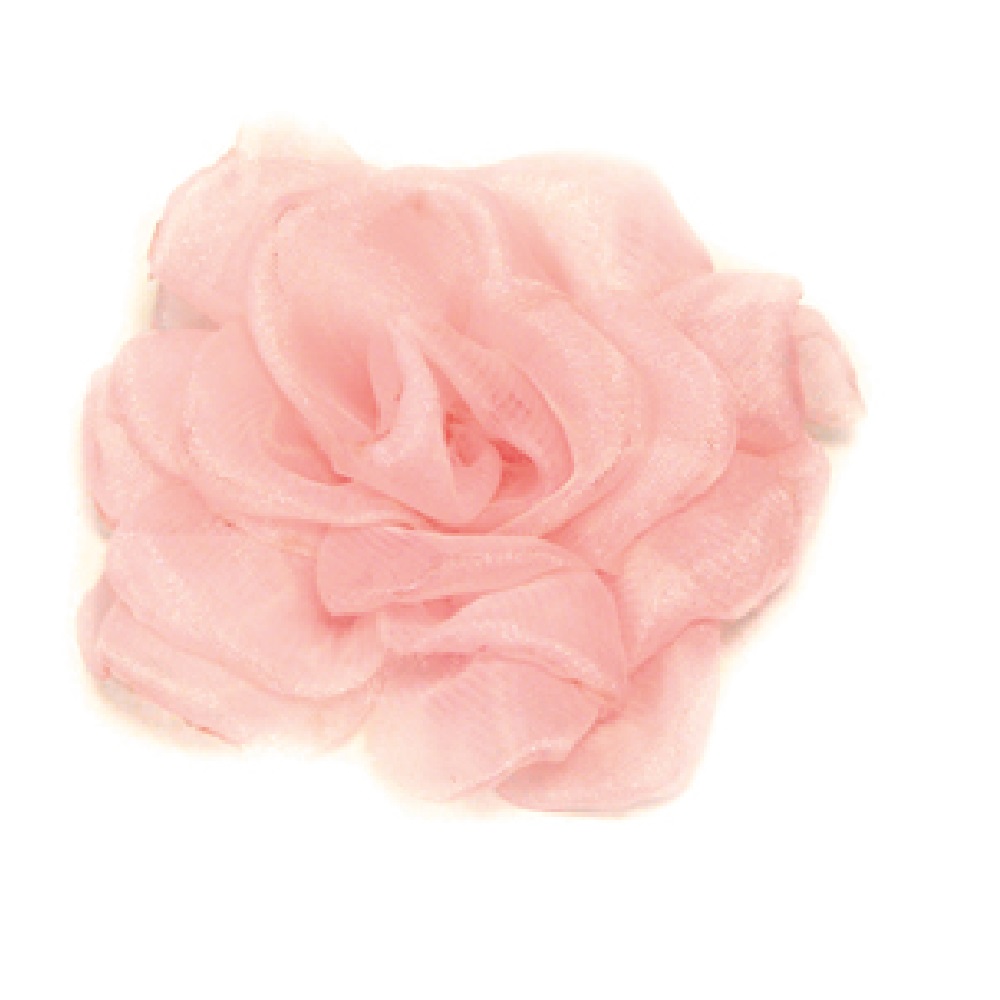 Organza rose 10cm 3 pieces