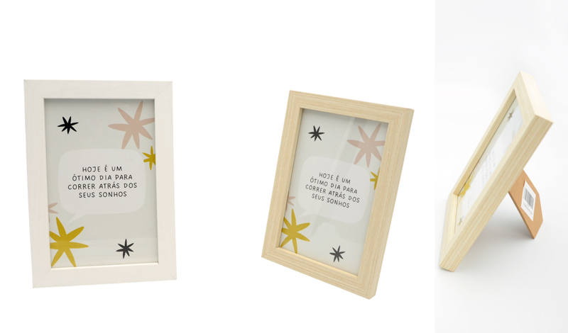 Ξύλινη κορνίζα  10cm x 15cm - 19127