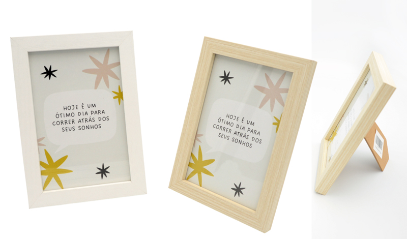 Ξύλινη κορνίζα 13cm x 18cm - 19132