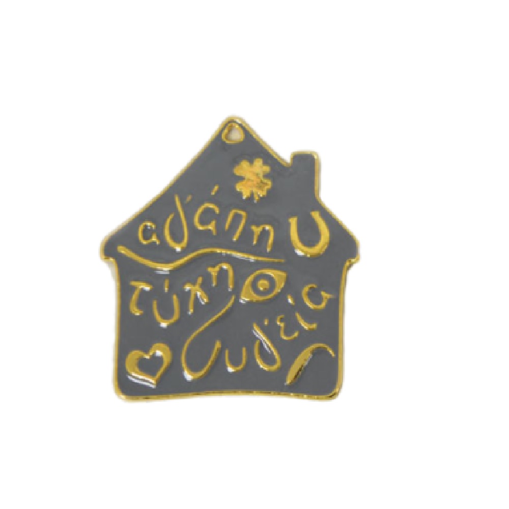 Metal house with enamel 65mm - 7220