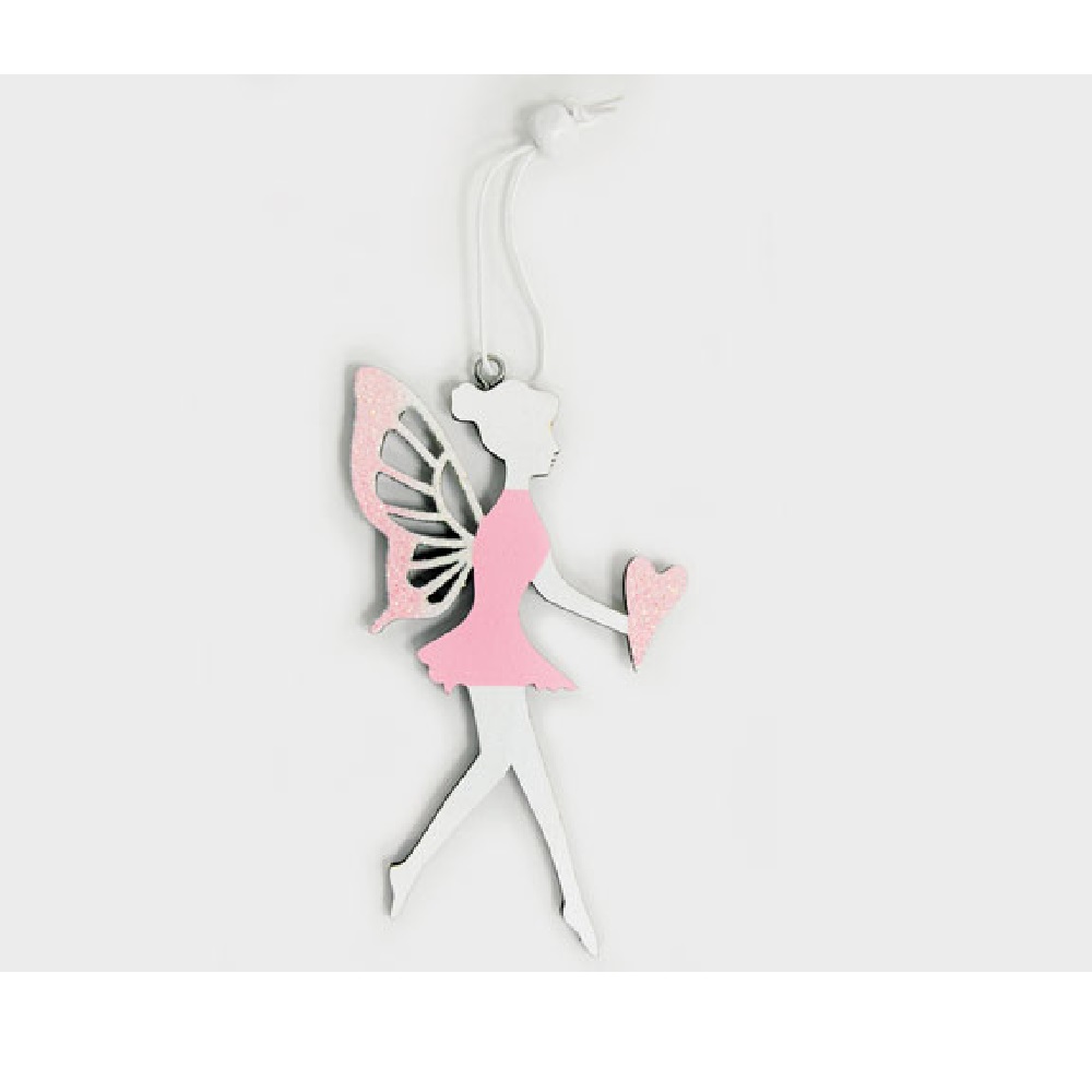 Fairy wooden hanging small 12cm