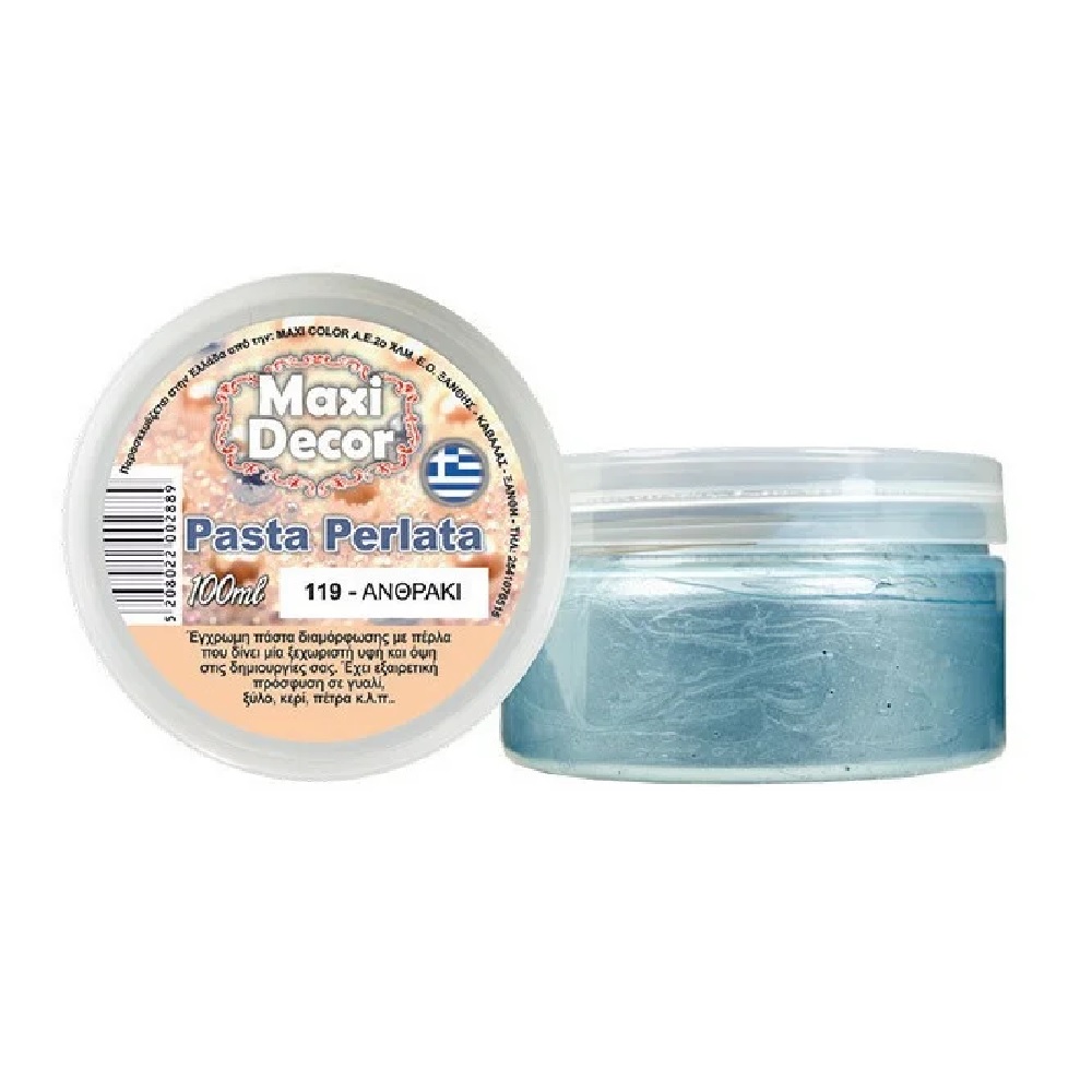 Pasta perlata 100ml (Ανθρακι) MAXI DECOR PP-119 - 15347