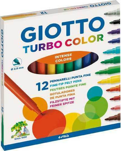 Μαρκαδοροι Giotto Turbo Color 12 Χρώματα - 14507