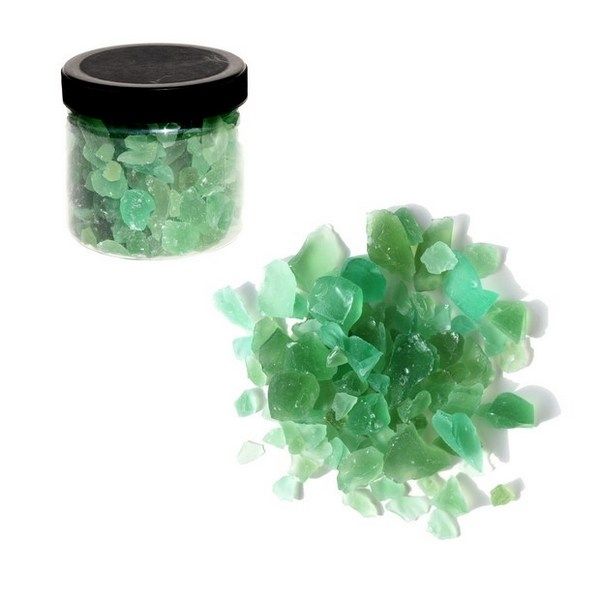 Πέτρες γυάλινες πράσινες 700ΓΡ - 16869