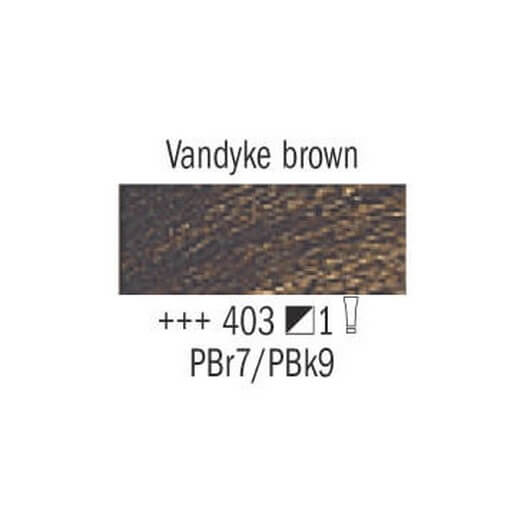 Λάδι Van Gogh Talens 20ml, Vandyke Brown - 18030