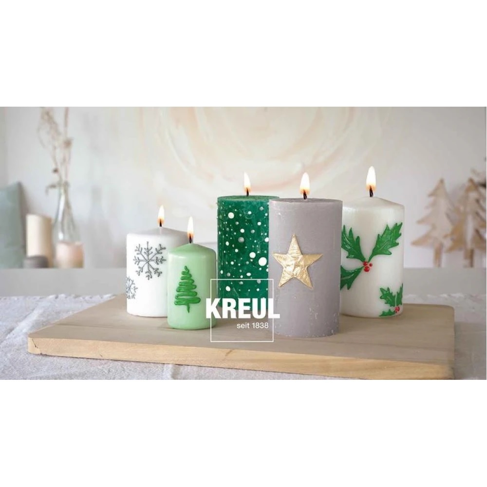 Kreul 29ml Ανάγλυφο Περίγραμμα για Κερί Ροζ - 1