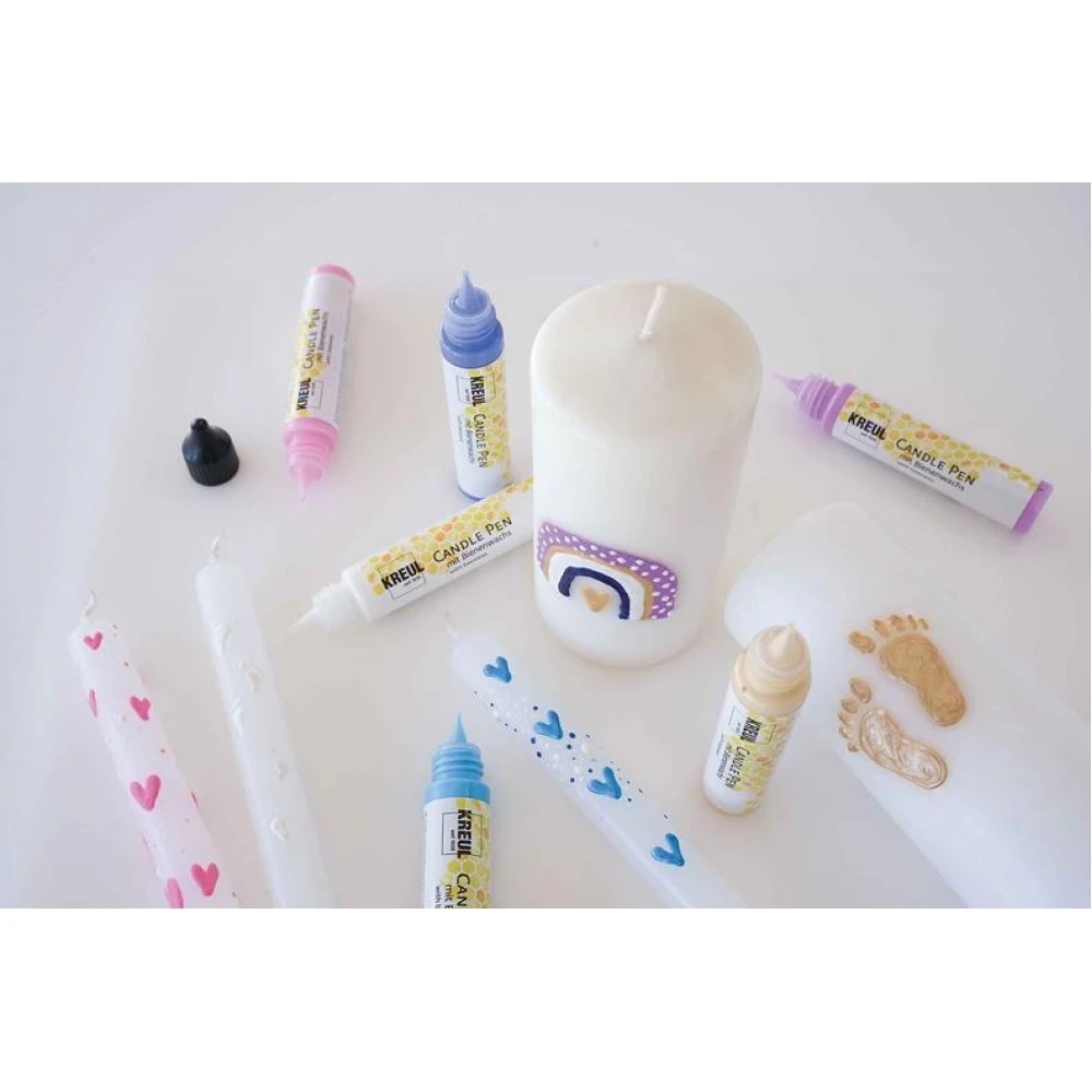 Kreul 29ml Ανάγλυφο Περίγραμμα για Κερί Ροζ - 2