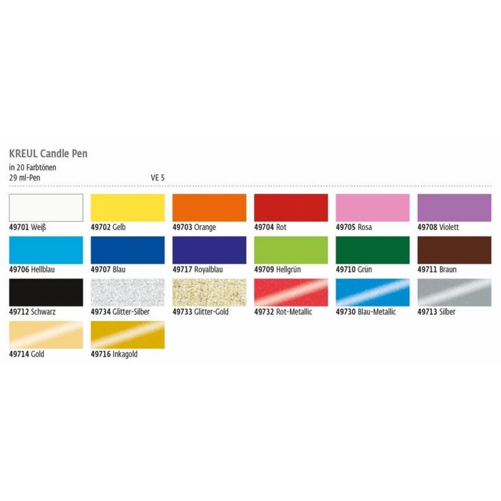 Kreul 29ml Ανάγλυφο Περίγραμμα για Κερί Ροζ - 4