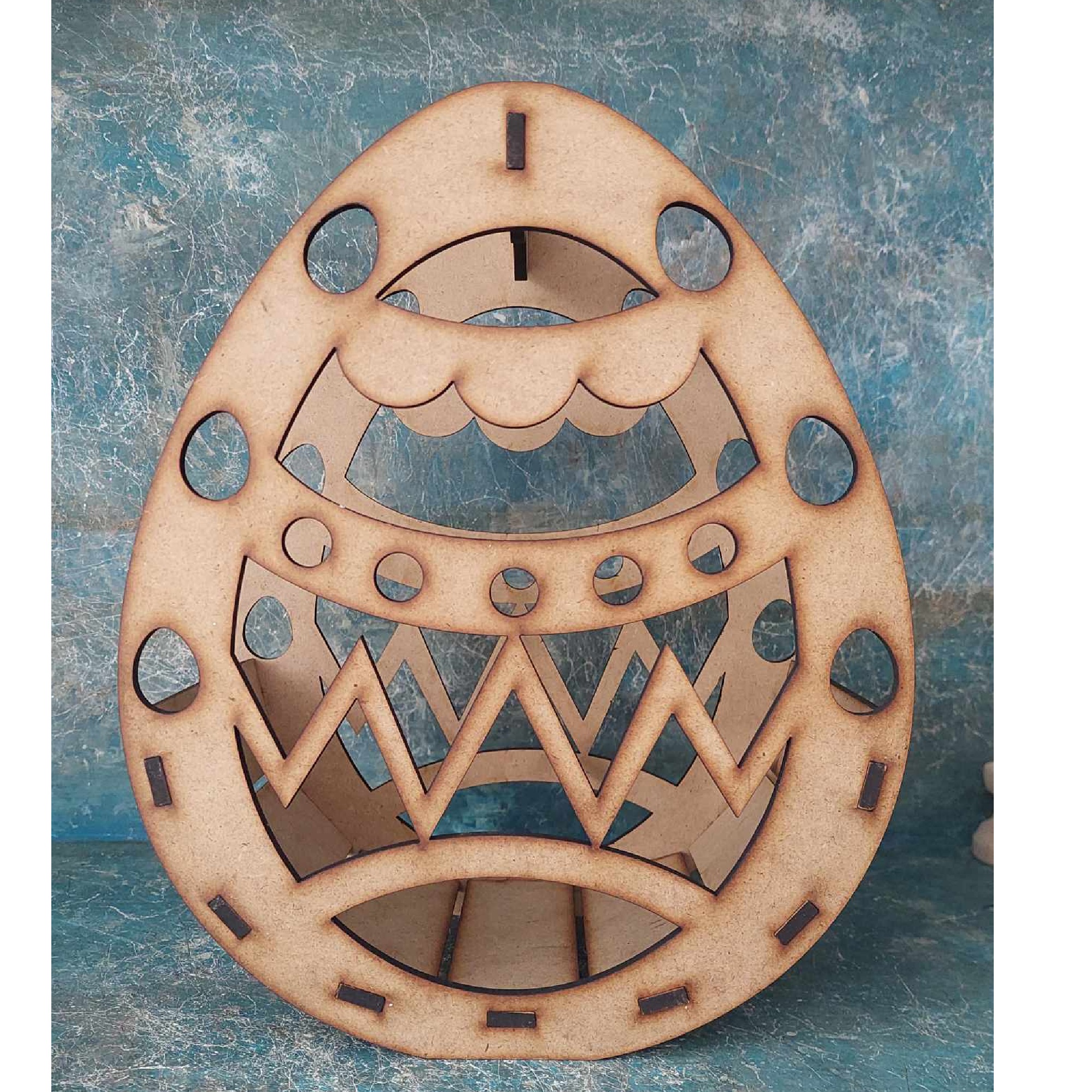Mdf decorative Easter basket - 16388