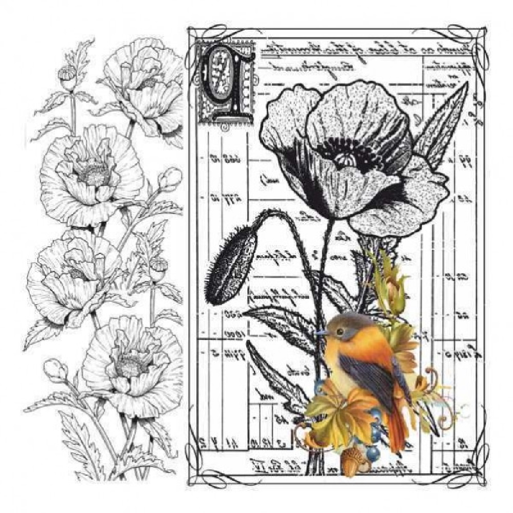 Artebella Αυτοκόλλητο Χαρτί Ντεκουπάζ Mixart Transfer 25x25cm 5833v - 10866