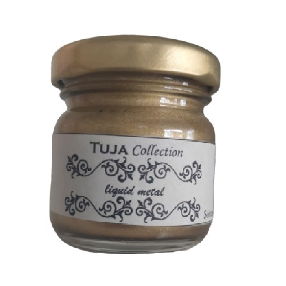 Φύλλο χρυσού Yγρό Tuja Collection Liquid metal, gold 30ml - 17542